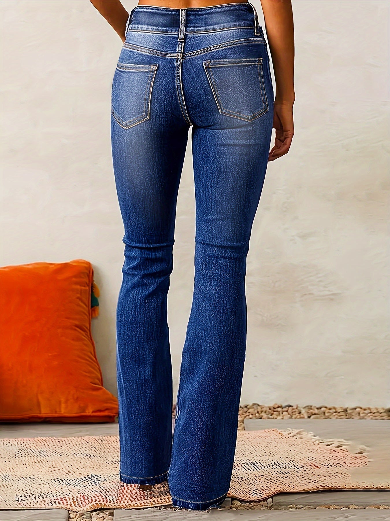 Victoria | Damen Retro-Jeans mit hohem Bund