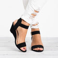 Theresa | Damen Riemen-Sandalen mit Keilabsatz für den Sommer