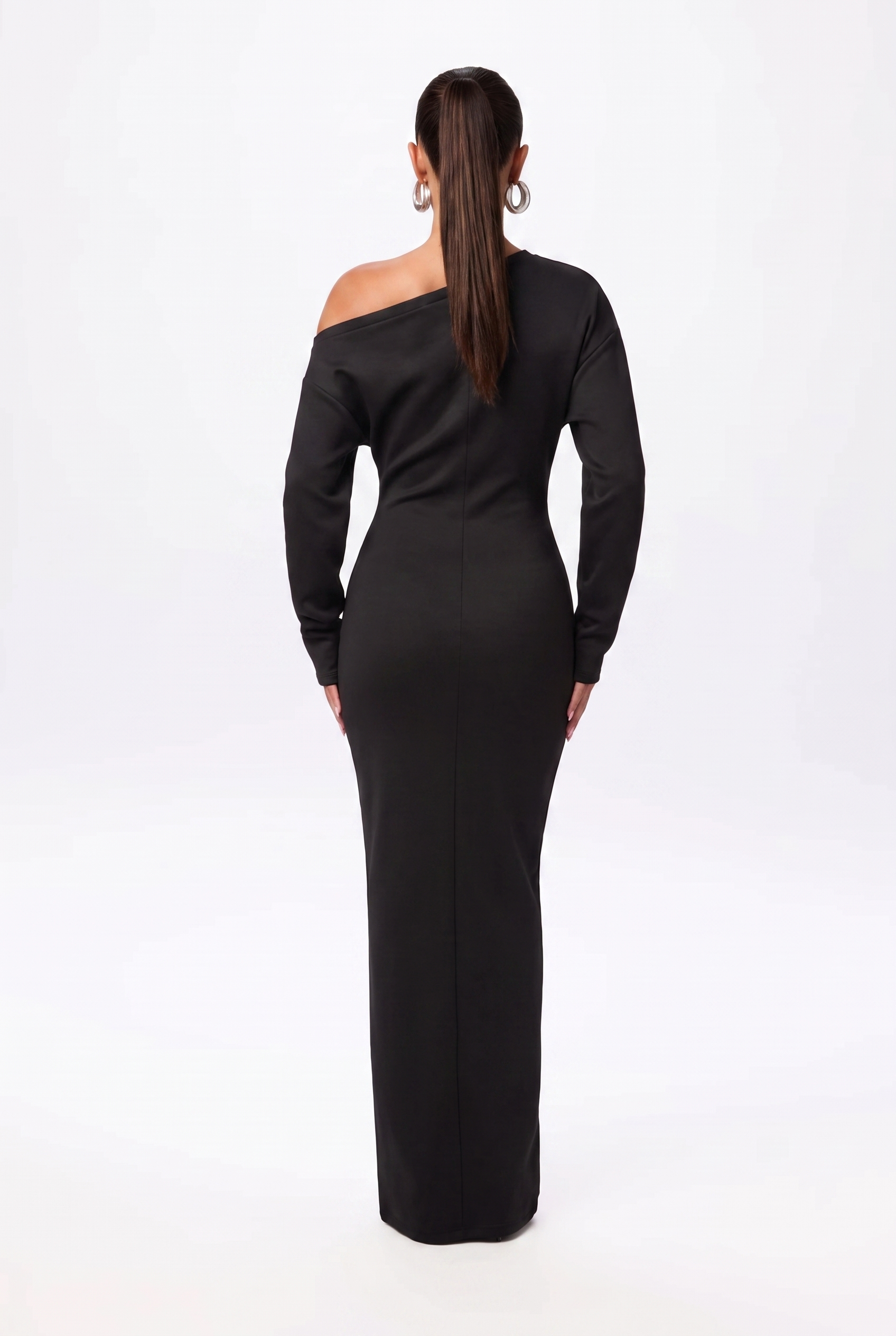 Antonia | Damen Schulterfrei Maxi Abendkleid