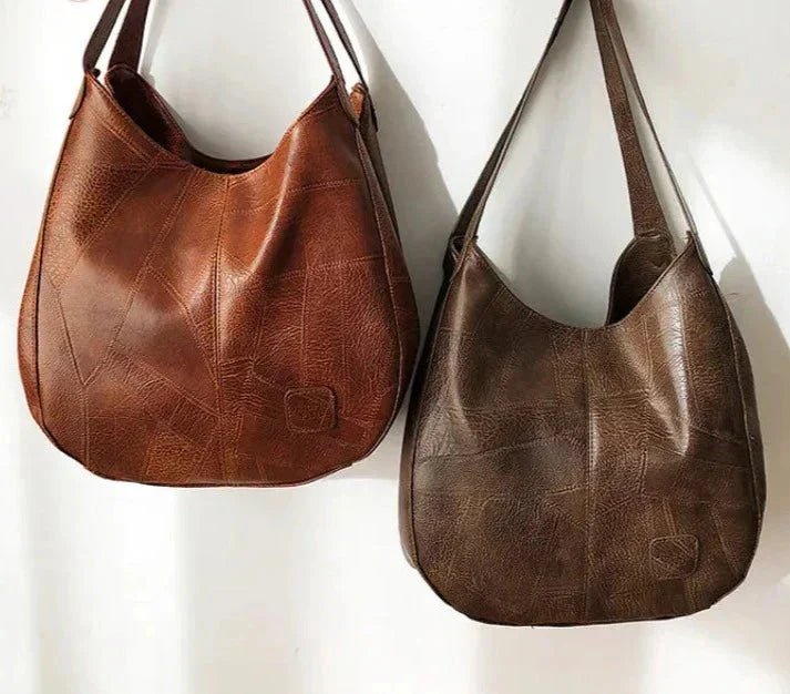 Charlotte | Damen Schultertasche aus weichem Leder für den Alltag