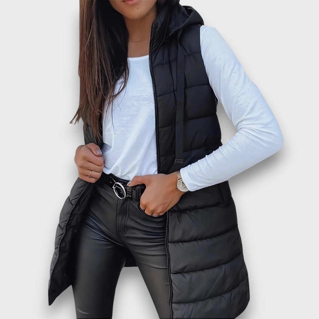 Johanna | Damen Steppjacke mit Kapuze für Herbst