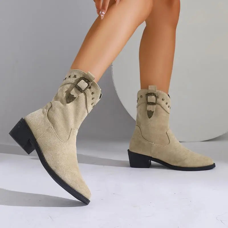 Ella | Damen Stiefel im eleganten Reiter-Stil für Herbst