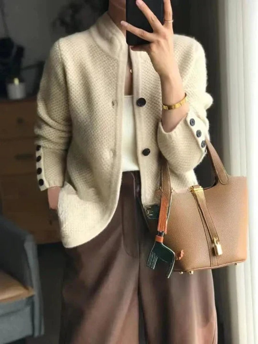 Maja | Damen Strickjacke aus weicher Kaschmirwolle