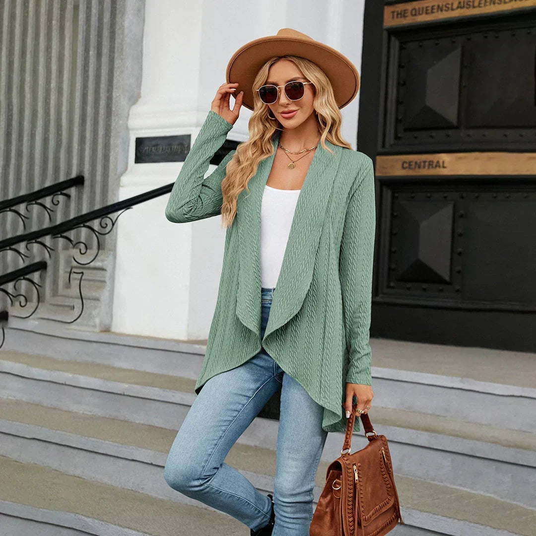 Nina | Damen Strickjacke für Alltag und Herbst