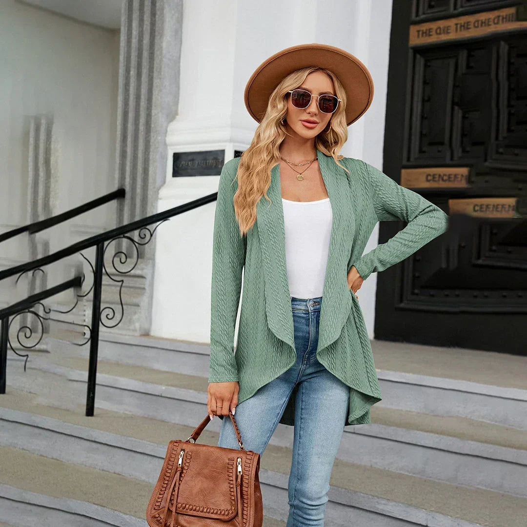 Nina | Damen Strickjacke für Alltag und Herbst