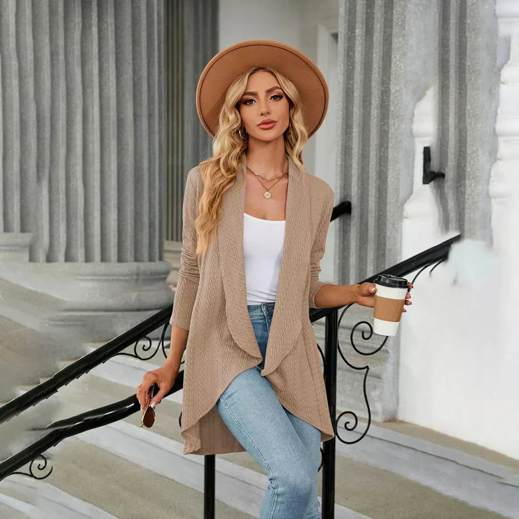 Nina | Damen Strickjacke für Alltag und Herbst