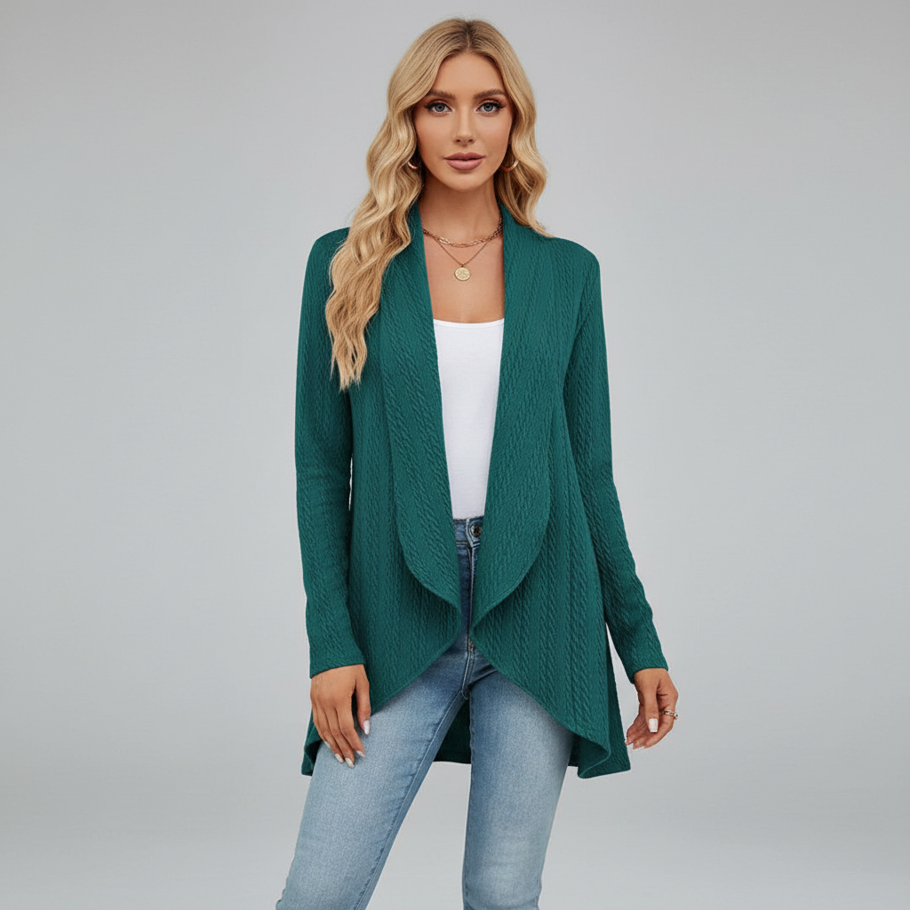Nina | Damen Strickjacke für Alltag und Herbst