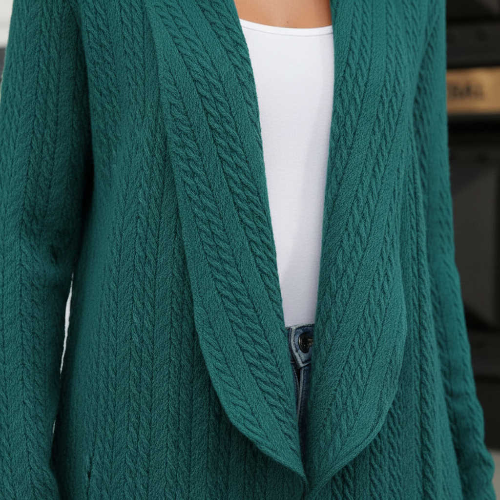 Nina | Damen Strickjacke für Alltag und Herbst