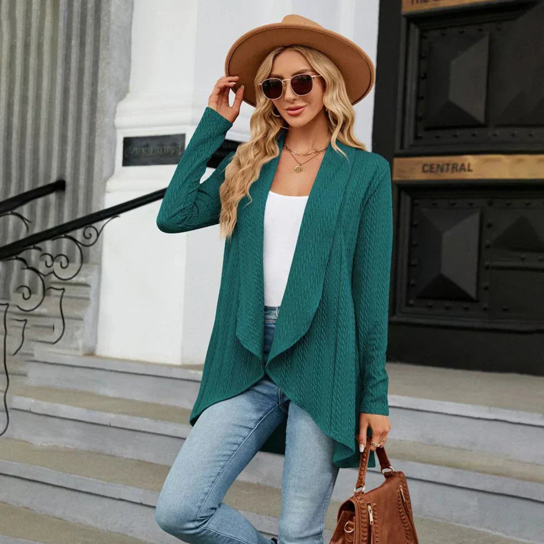 Nina | Damen Strickjacke für Alltag und Herbst