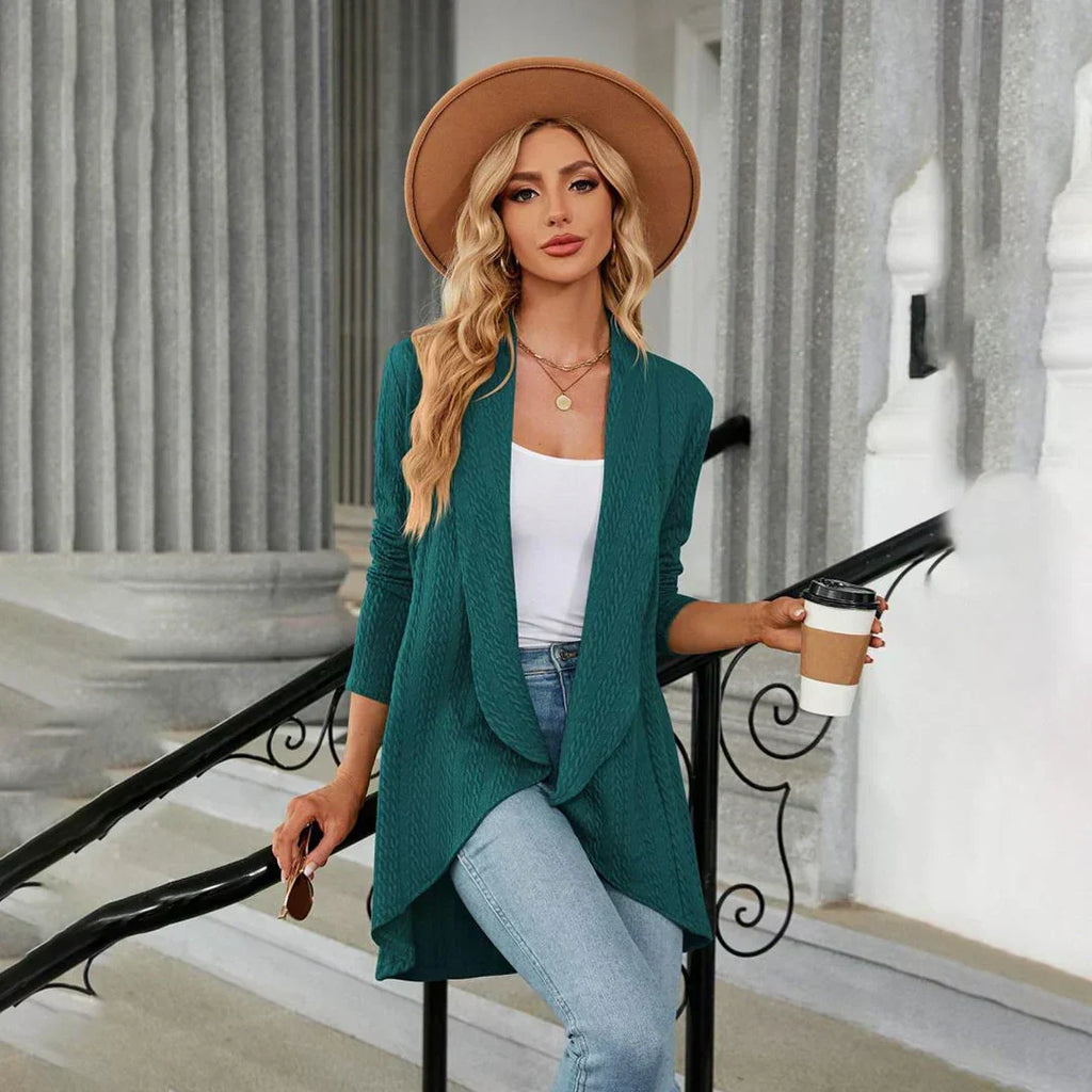 Nina | Damen Strickjacke für Alltag und Herbst