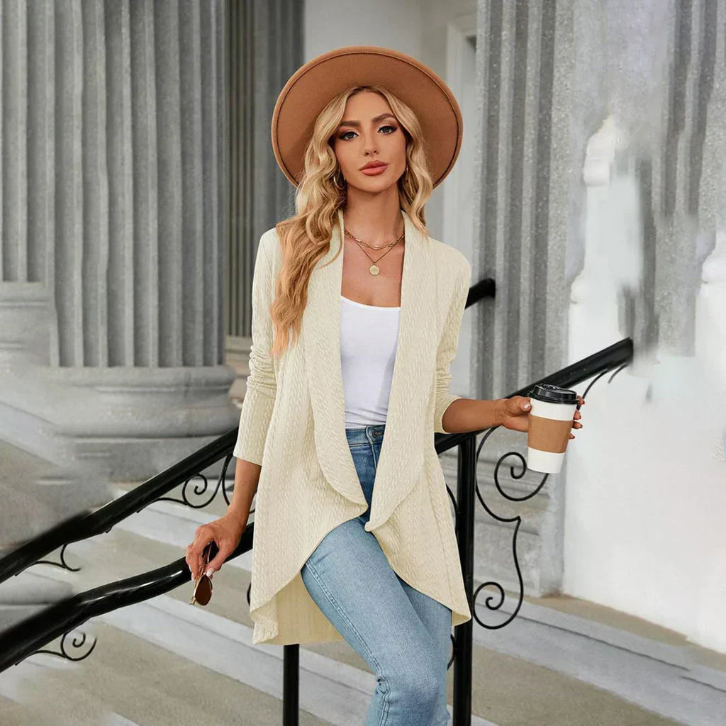 Nina | Damen Strickjacke für Alltag und Herbst