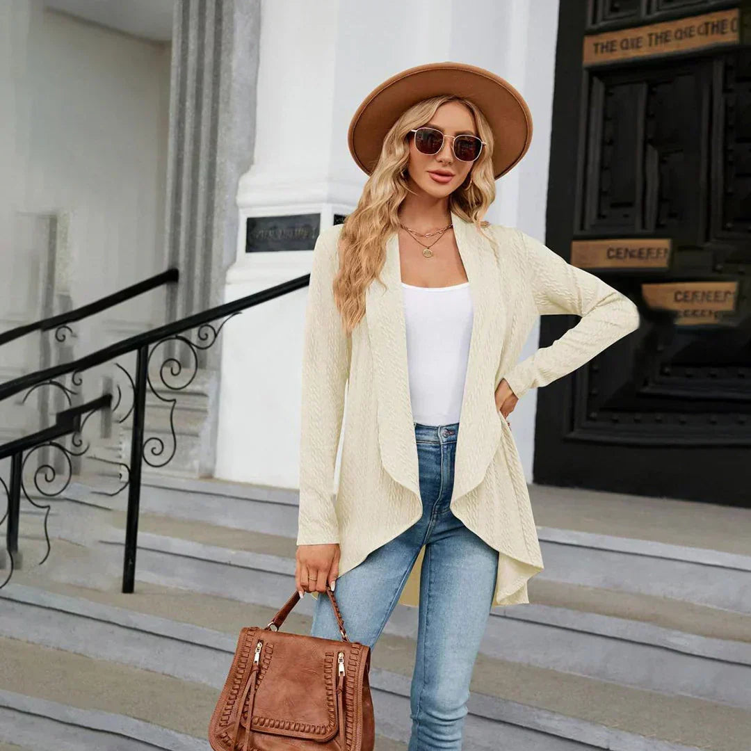 Nina | Damen Strickjacke für Alltag und Herbst