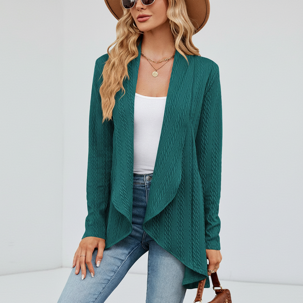 Nina | Damen Strickjacke für Alltag und Herbst