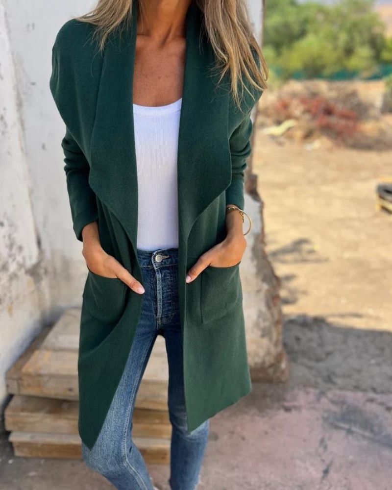 Julia | Damen Strickjacke für lässiges Schichten im Herbst