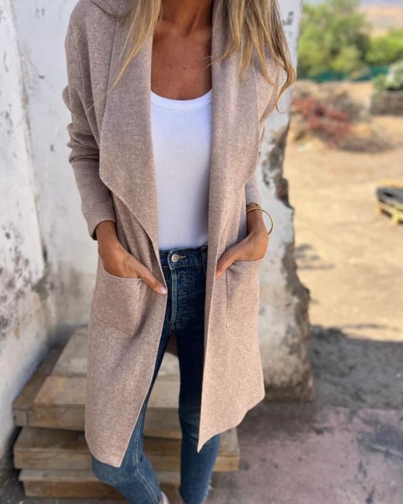 Julia | Damen Strickjacke für lässiges Schichten im Herbst
