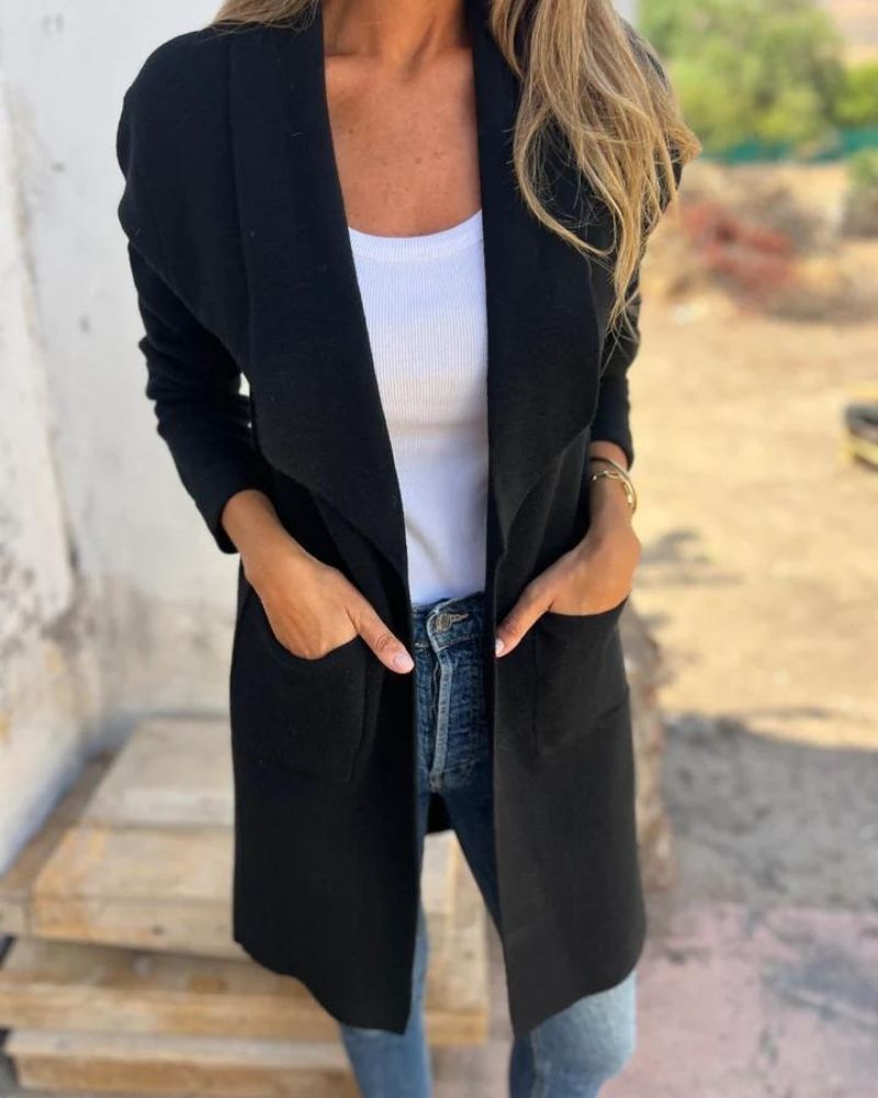 Julia | Damen Strickjacke für lässiges Schichten im Herbst