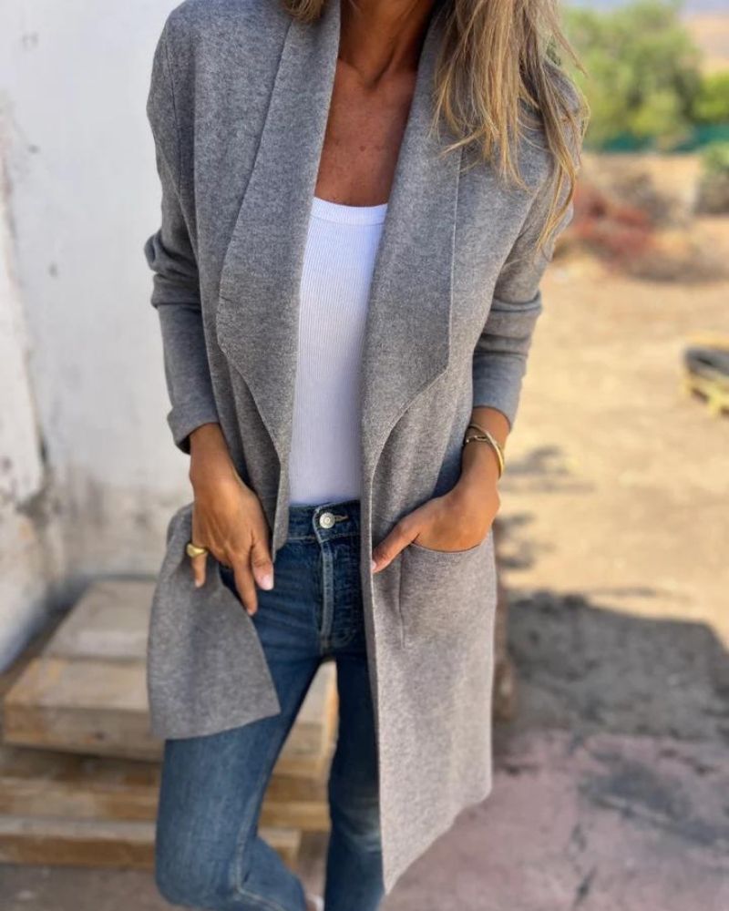 Julia | Damen Strickjacke für lässiges Schichten im Herbst