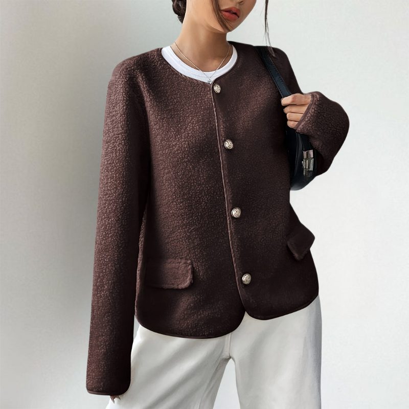 Matilda | Damen Strickjacke im Oversized-Schnitt mit Knöpfen