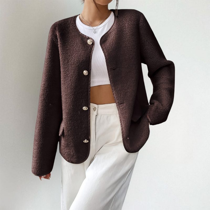 Matilda | Damen Strickjacke im Oversized-Schnitt mit Knöpfen