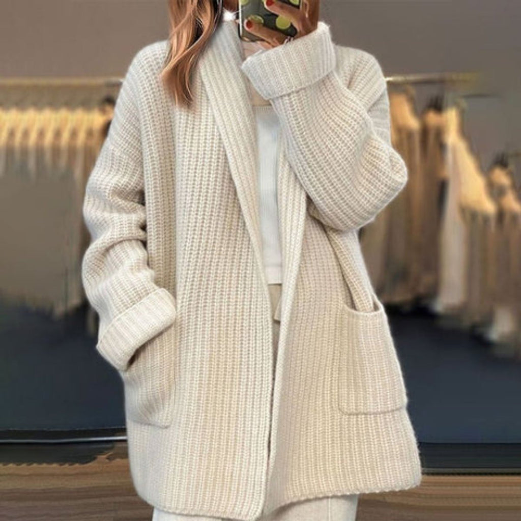 Mila | Damen Strickjacke im Oversized-Stil für Herbst