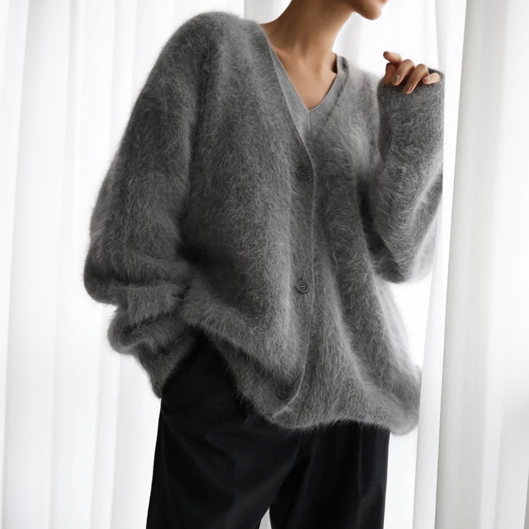 Julia | Damen Strickjacke Oversized für den Herbst