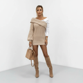 Maja | Damen Strickkleid elegant für den Herbst
