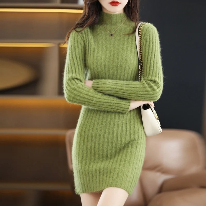Amelie | Damen Strickkleid Herbst für Hochzeitsgäste