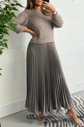 Laura | Damen Strickkleid Midi für Festliche Anlässe