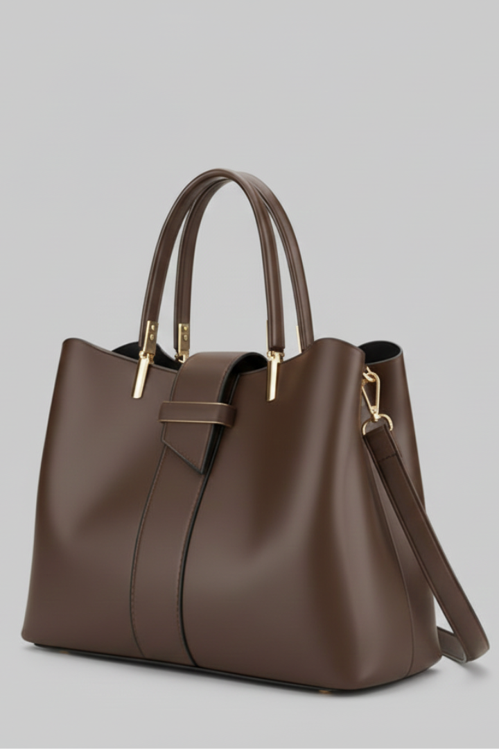 Klara | Damen Strukturierte Laptoptasche mit abnehmbarem Schulterriemen