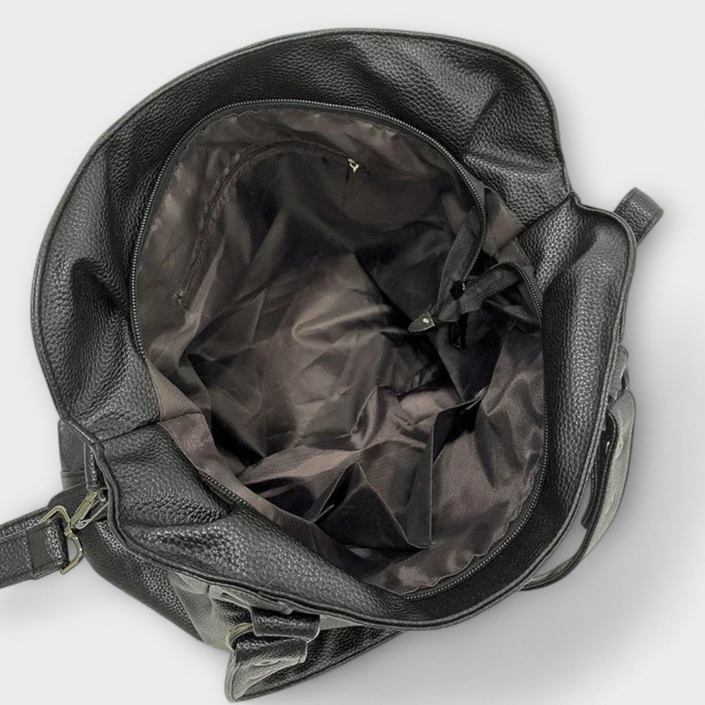 Nina | Damen Strukturierte Schultertasche im Hobo-Stil