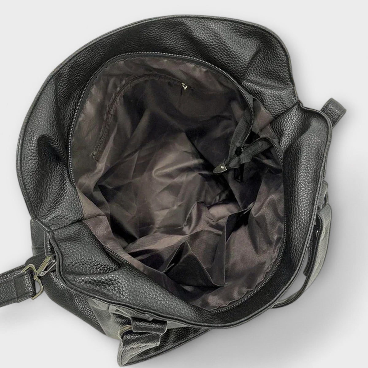 Nina | Damen Strukturierte Schultertasche im Hobo-Stil