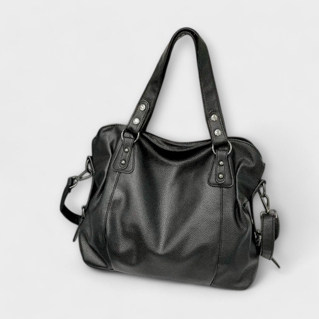 Nina | Damen Strukturierte Schultertasche im Hobo-Stil