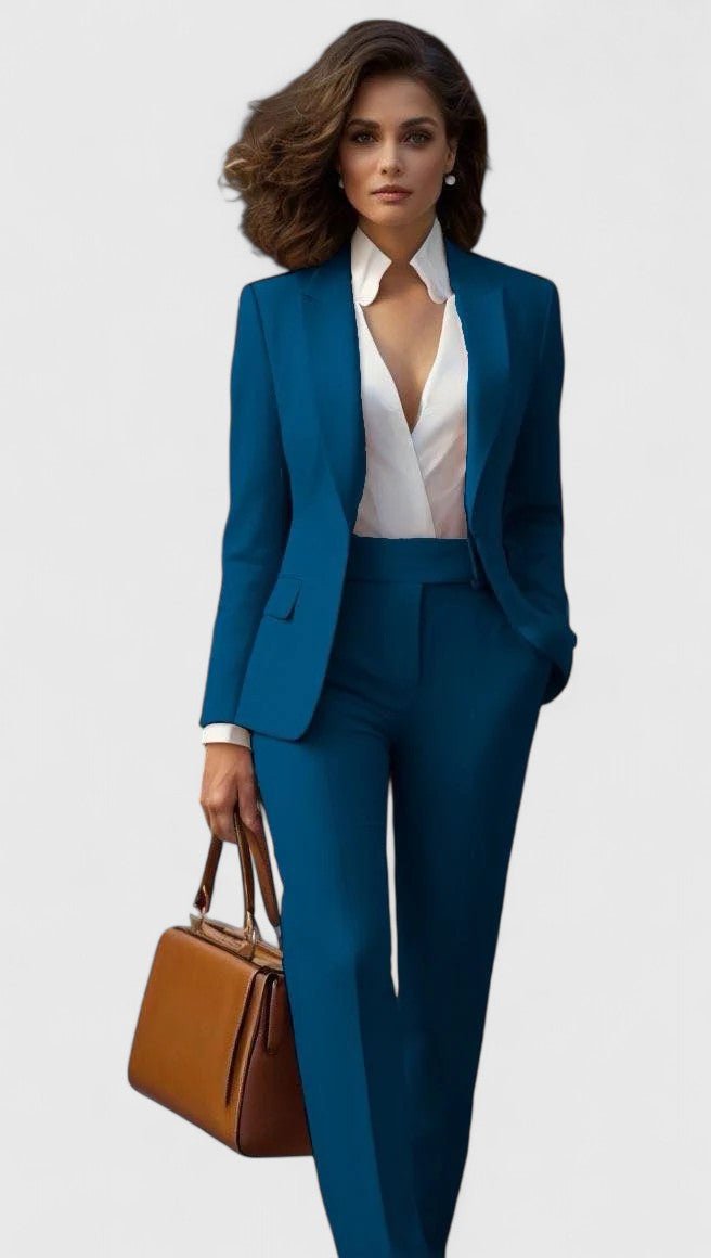 Ella | Damen Tailierter Business-Anzug im Zweiteiligen Set