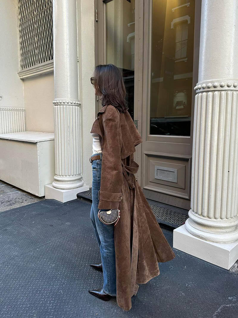 Greta | Damen Trenchcoat im klassischen Stil