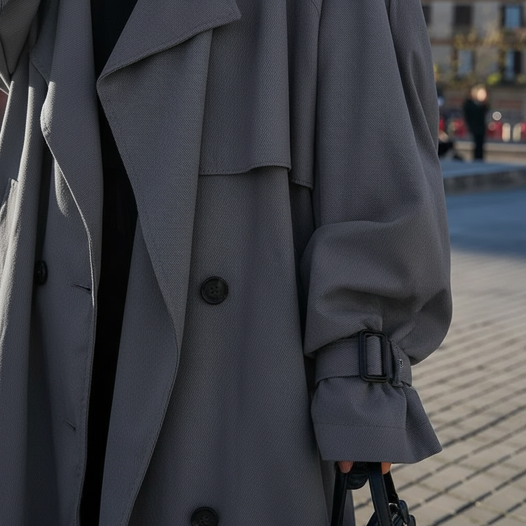 Carla | Damen Trenchcoat im Oversized Schnitt