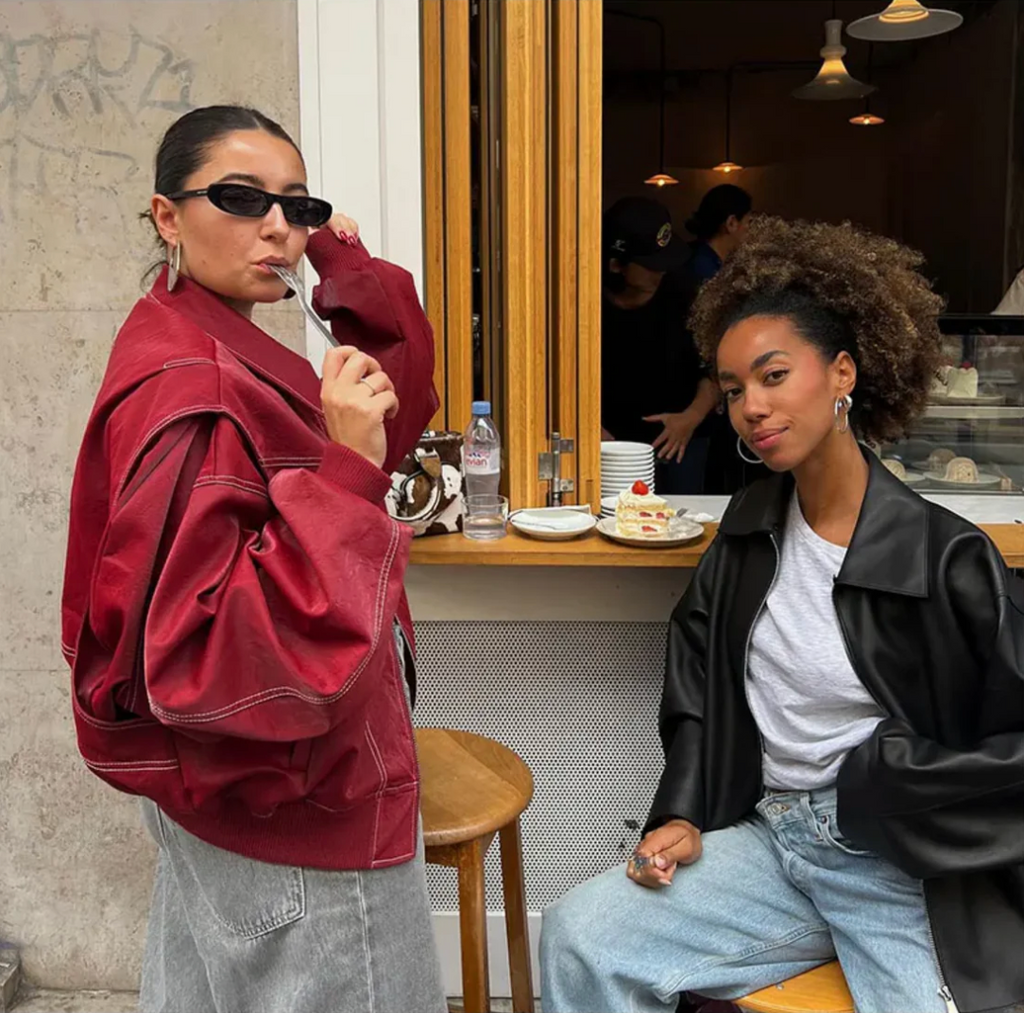Anna | Damen Trendige Oversized Jacke