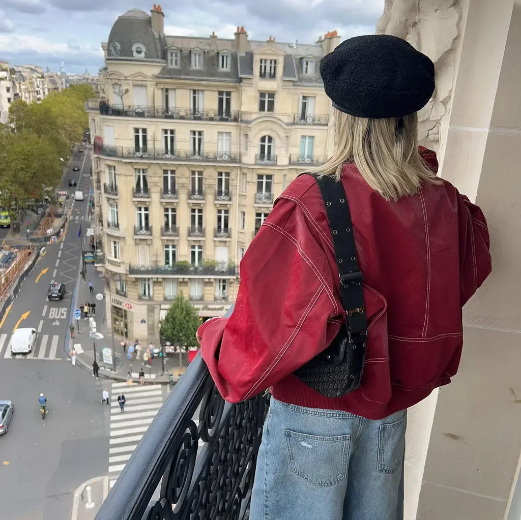 Anna | Damen Trendige Oversized Jacke