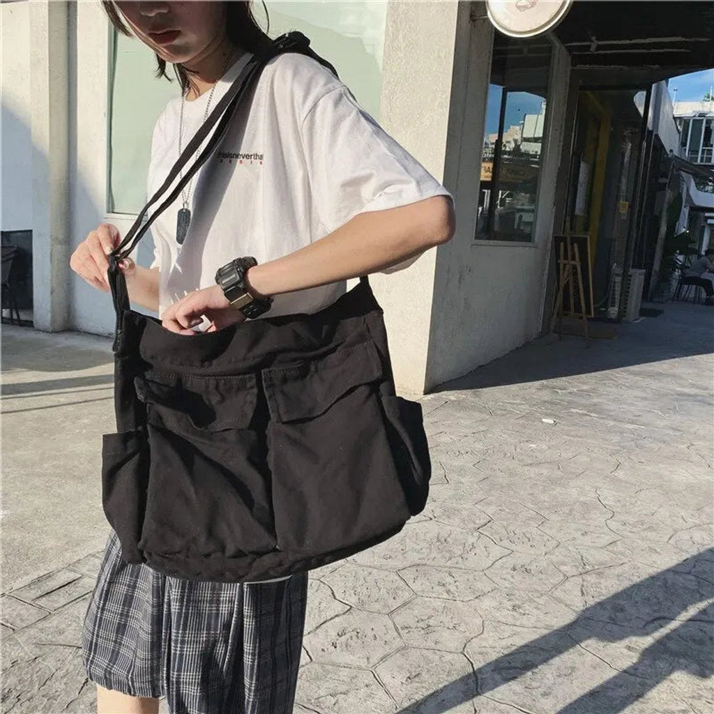 Lena | Damen Vintage Canvas Tasche für den Alltag