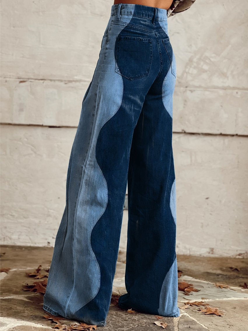 Hannah | Damen Vintage-Jeans im Boho-Stil