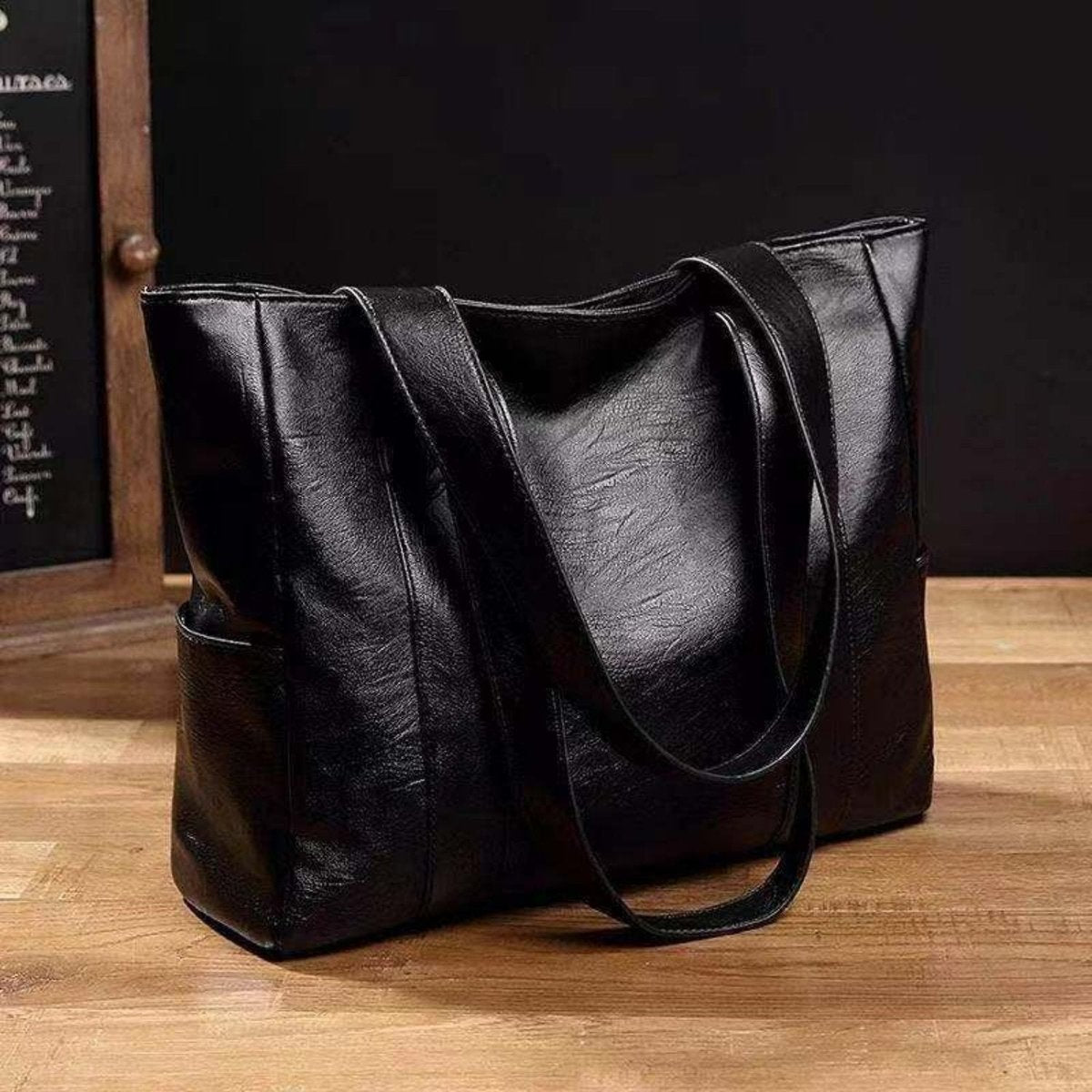 Sophie | Damen Vintage Lederschultertasche mit großer Kapazität