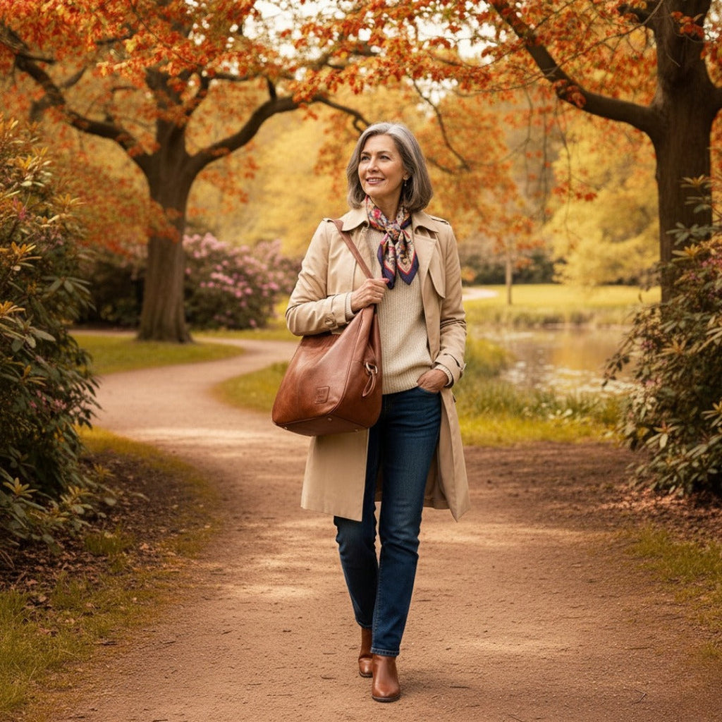 Mila | Damen Vintage Ledertasche für tägliche Eleganz