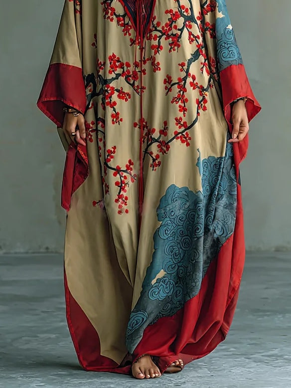 Victoria | Damen Vintage Maxikleid für Sommer