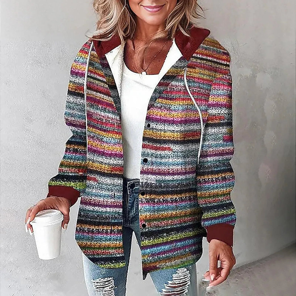 Luisa | Damen Warme Elegante Jacke für Herbst