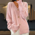 Theresa | Damen Warme Strickjacke für Alltag