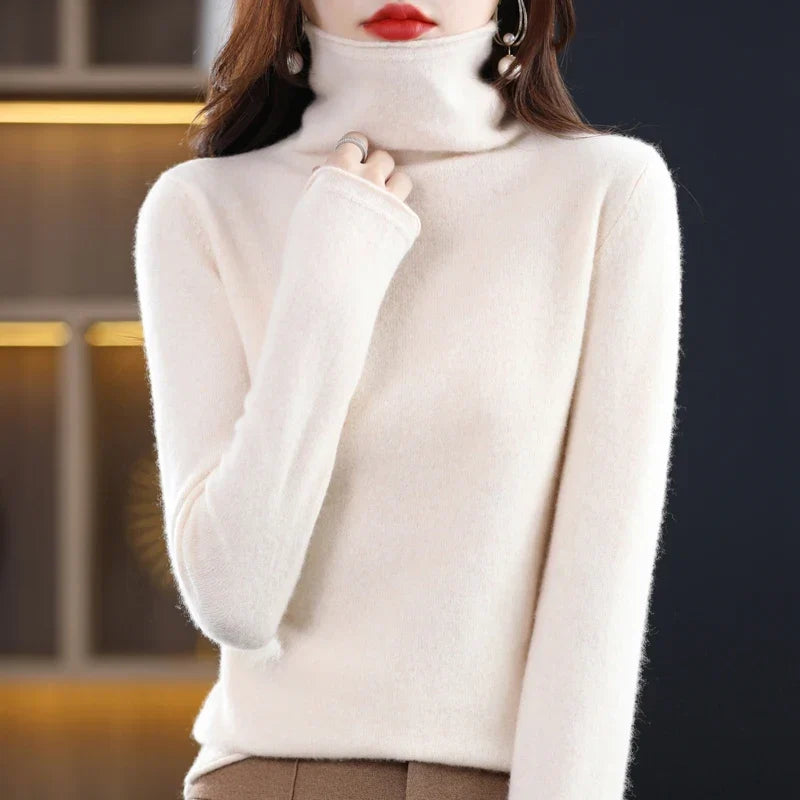 Victoria | Damen Warmer Wollpullover für den Winter