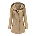 Frieda | Damen Wasserfeste Sommerjacke im modernen, langen Schnitt