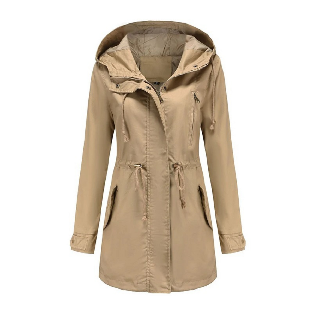 Frieda | Damen Wasserfeste Sommerjacke im modernen, langen Schnitt