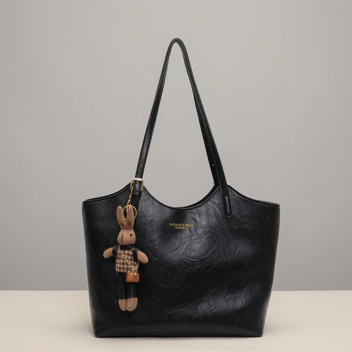 Victoria | Damen Weiche Vegane Lederschultertasche für Alltag