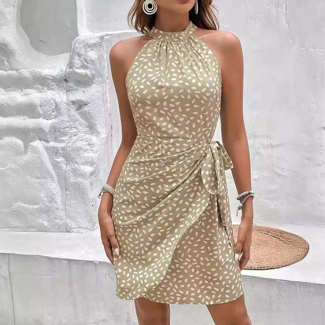 Sophie | Damen Wickelkleid im Neckholder-Stil für den Sommer