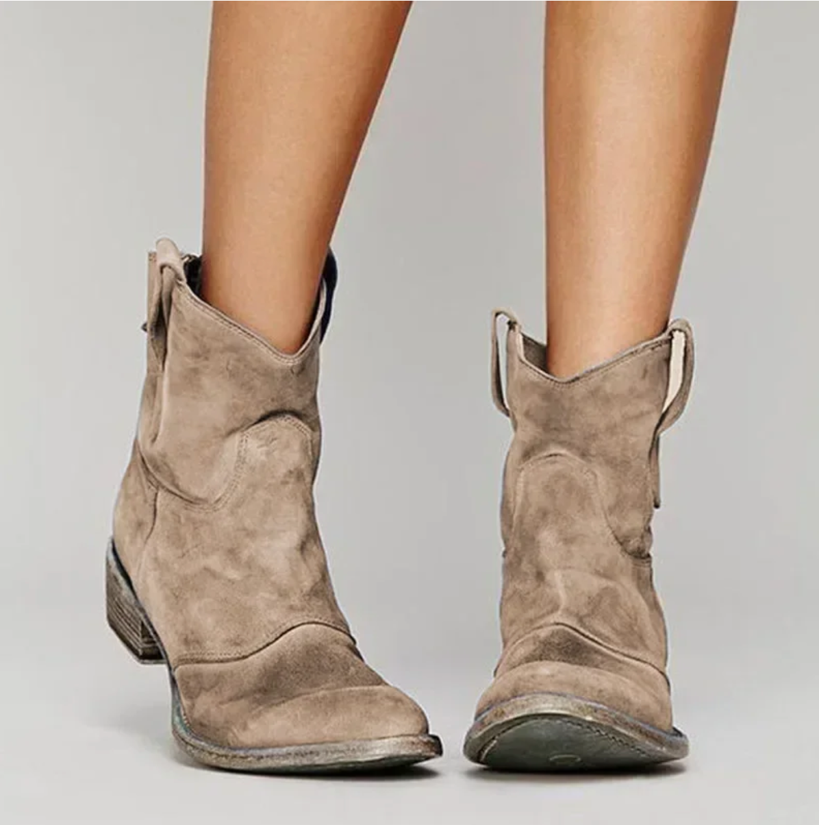 Laura | Damen Wildleder Westernstiefel für jeden Tag